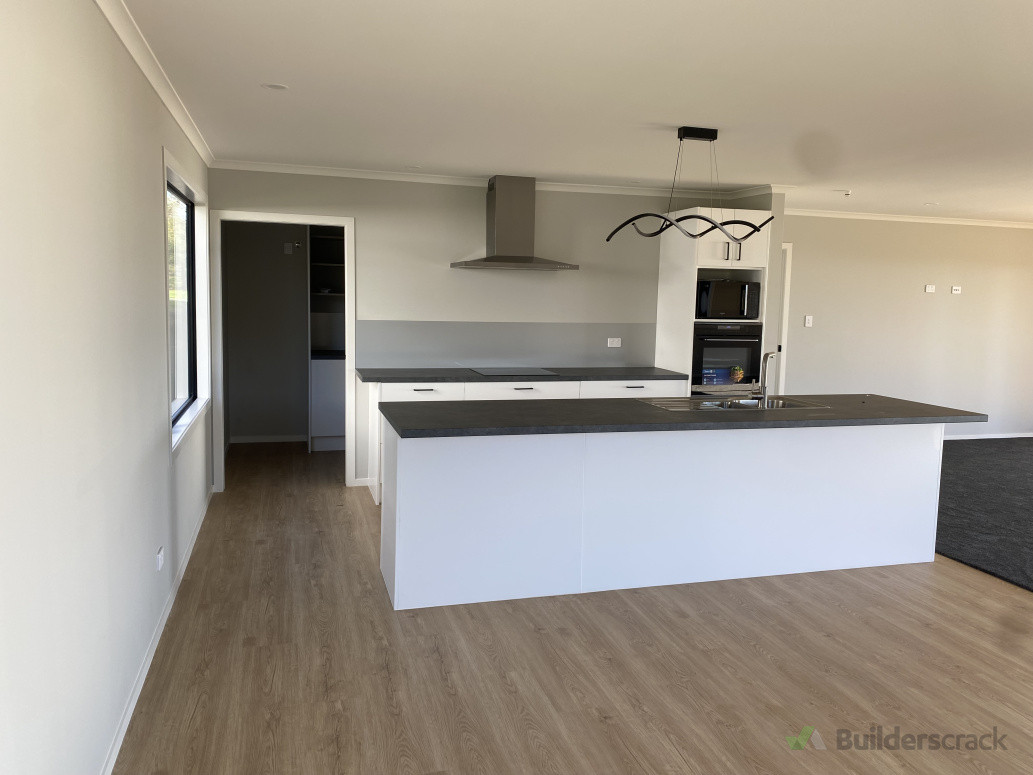 Kitchen in a new build