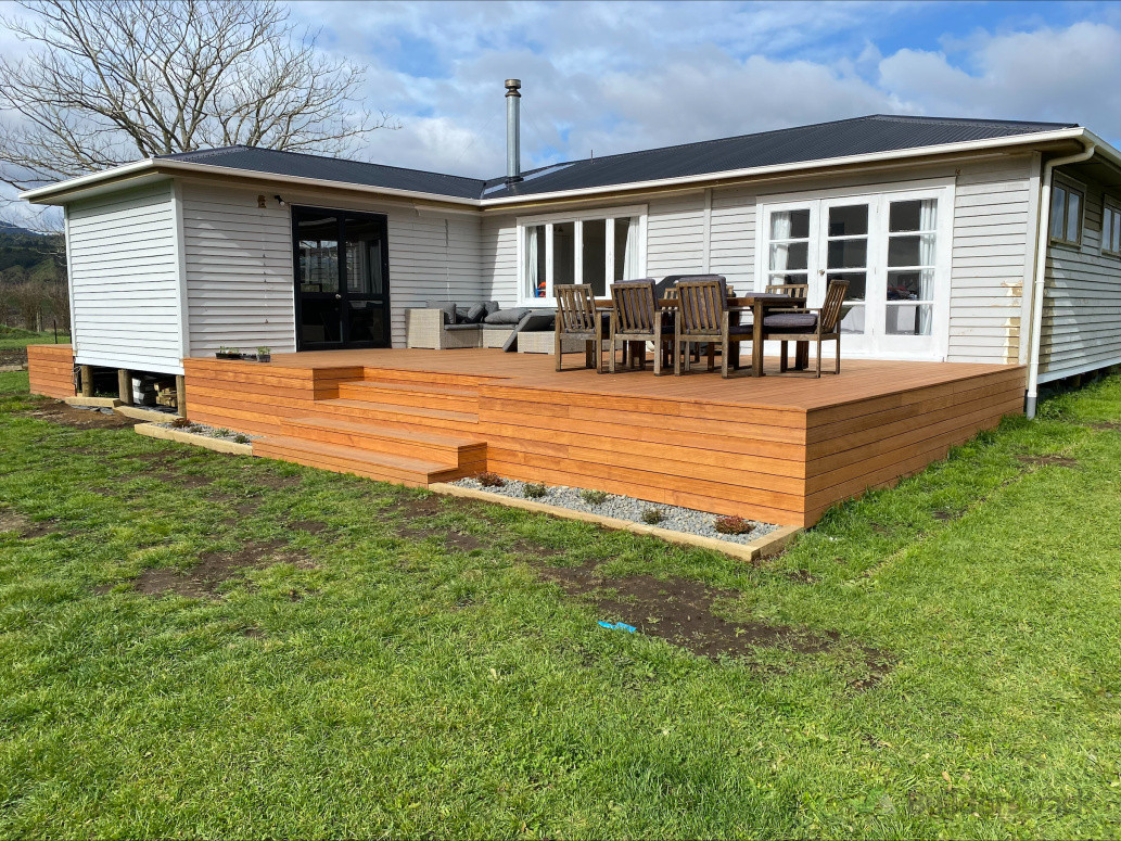 New deck on older house