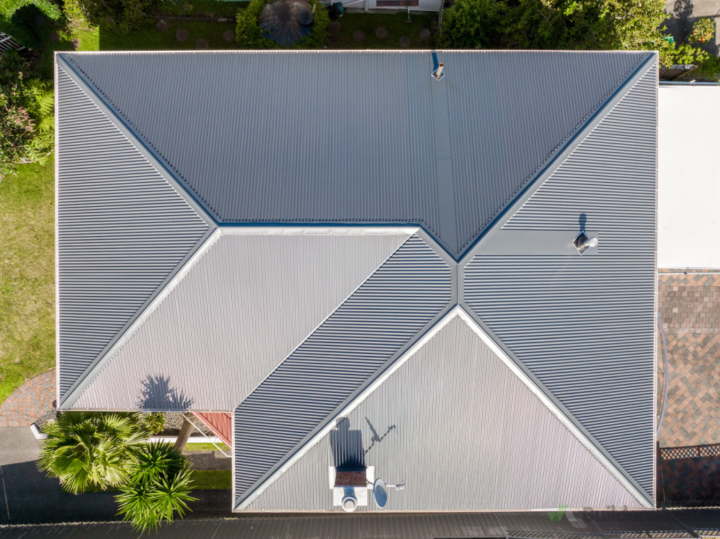 Corrugate Sandstone Grey Roof Replacement