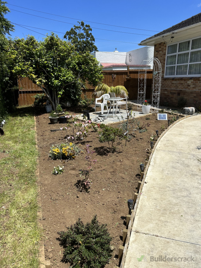 Hard work and hands-on care have transformed this garden—weed-free and flourishing!