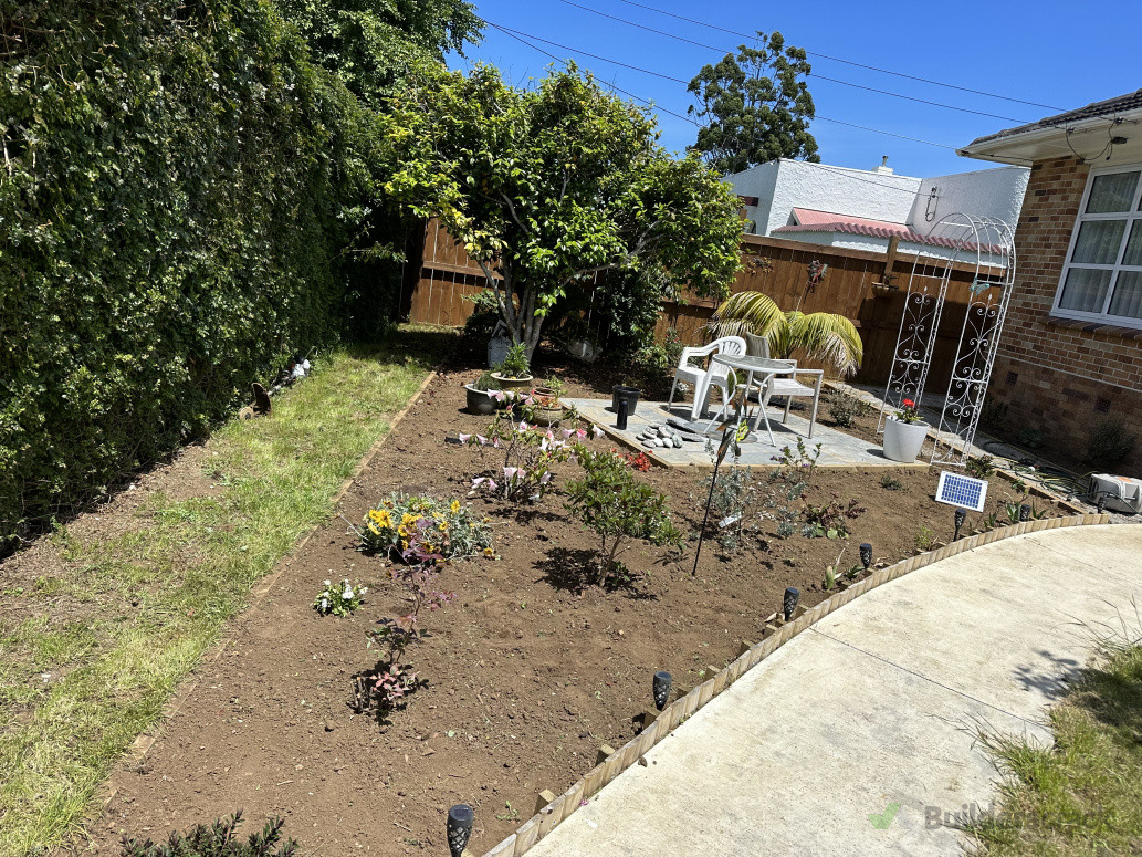 Hard work and hands-on care have transformed this garden—weed-free and flourishing!