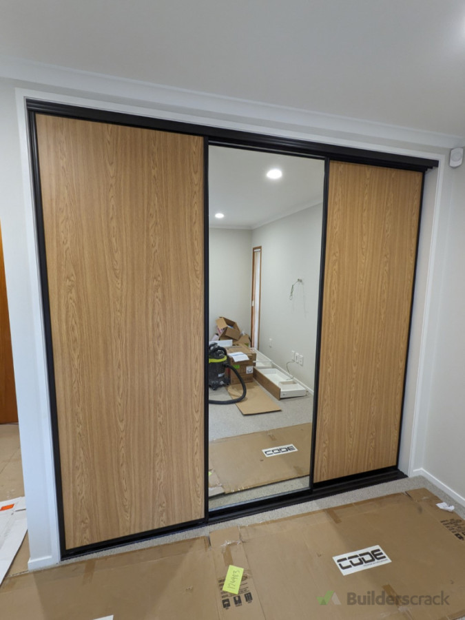 Black Framed Sliding Doors