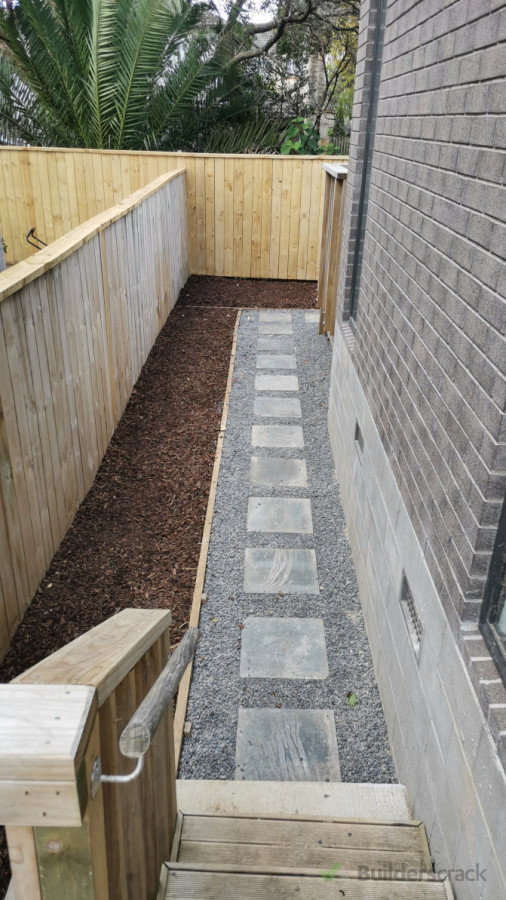 Replacement Fence and Pathways