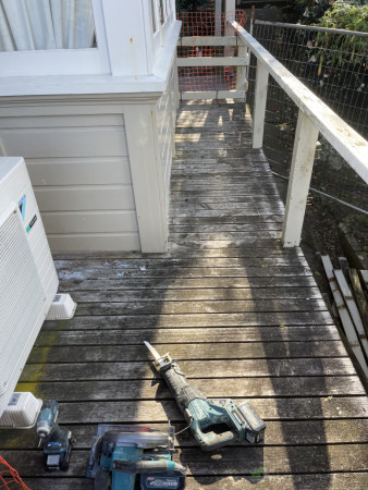 Demolition of existing deck