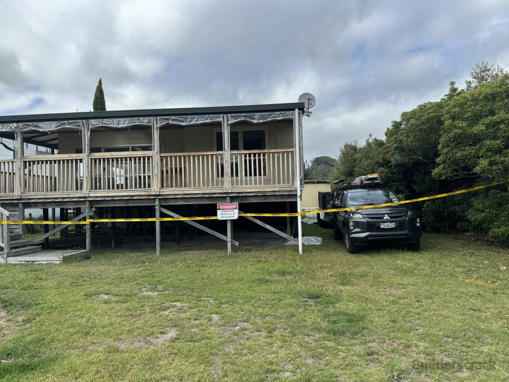 Site setup for baseboard removal on coromandel