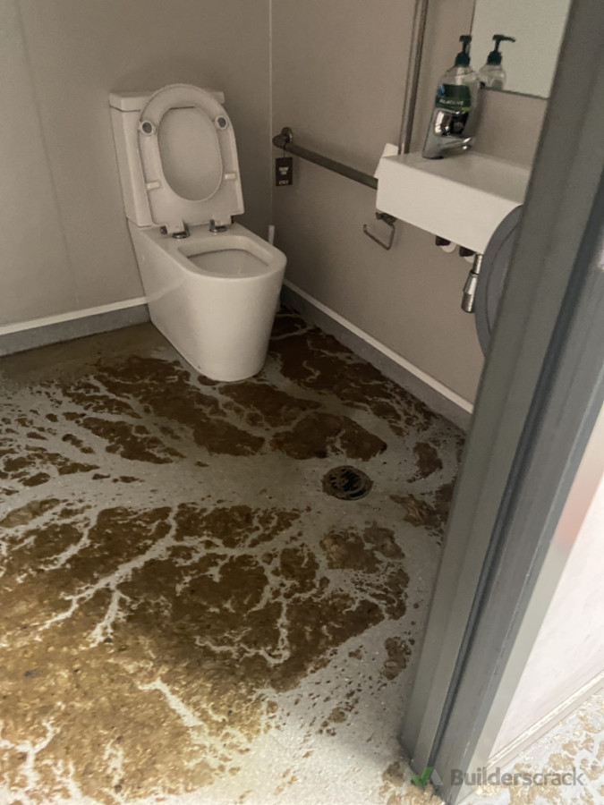 Sewage leak clean up