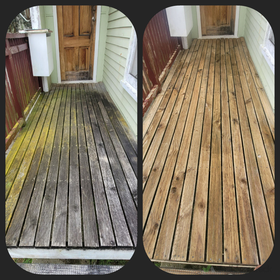 Deck waterblasting