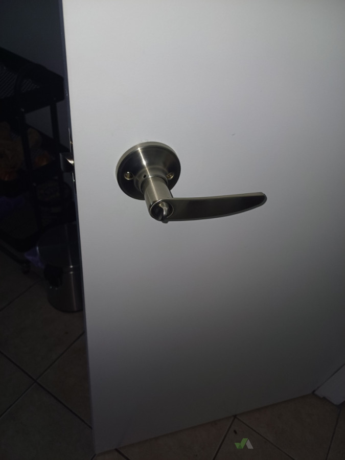 Privacy lock installation