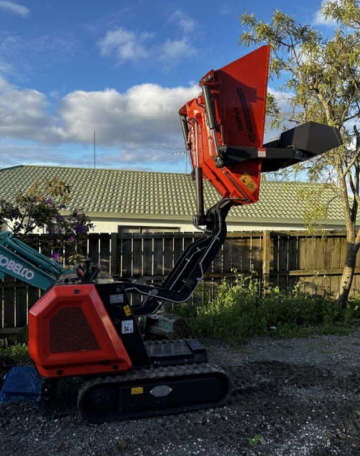 My new member of the team tracked dumber for those landscaping projects with tight access