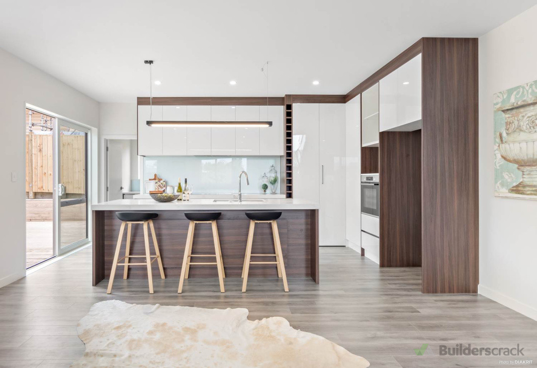 Luxurious Kitchen With Hidden Passage to a Walk-in Scullery