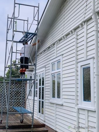 Exterior Painting of a Villa in One Tree Hill