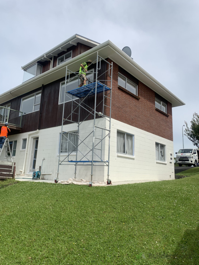 Our exterior painting and staining in Lynfield