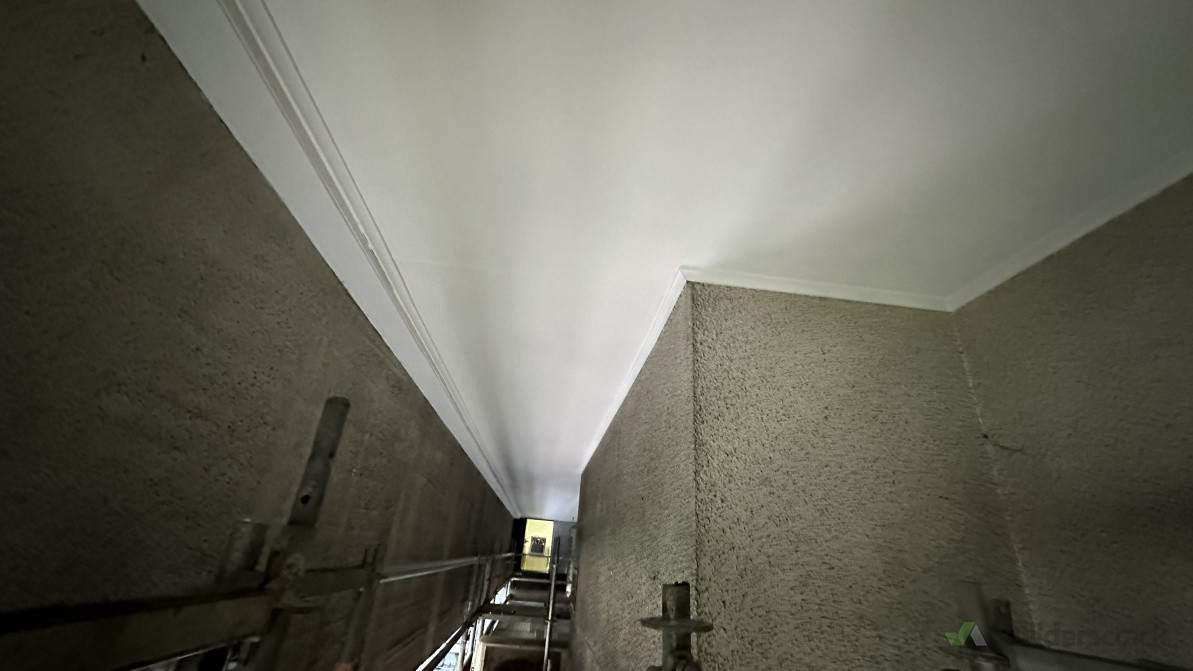 Ceiling View - A detailed perspective of an interior ceiling, highlighting modern fittings and structures.