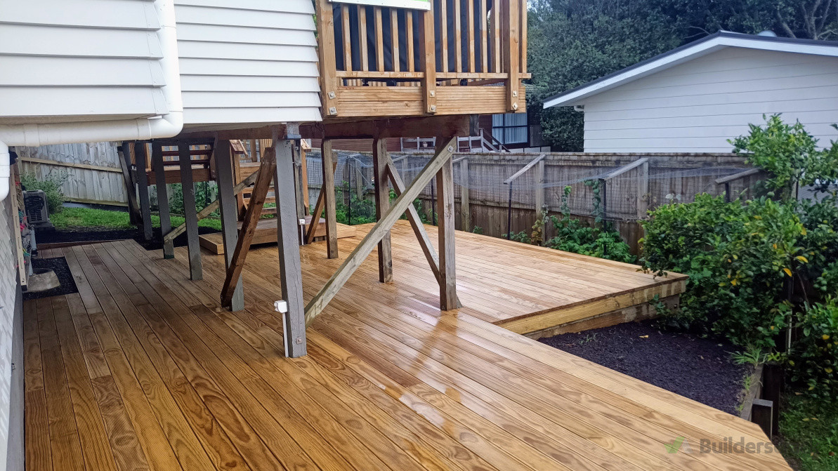 Pine deck