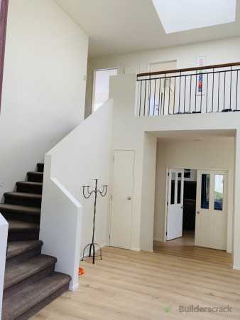 After finishing of interior painting