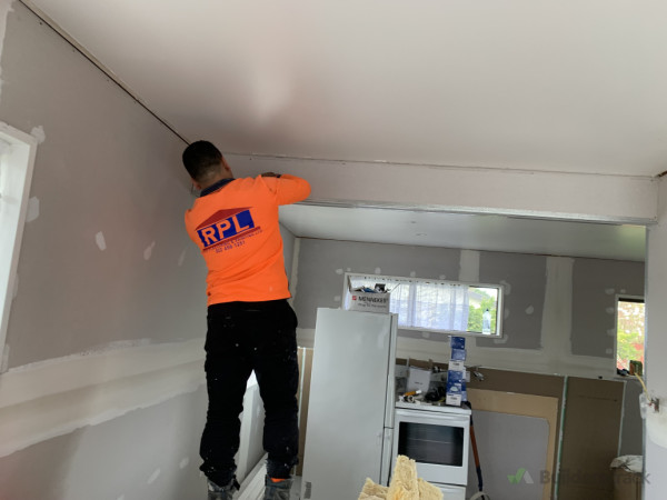 Another interior plastering and painting project in Pukekohe