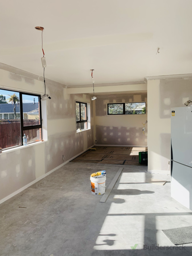 When plastering is done