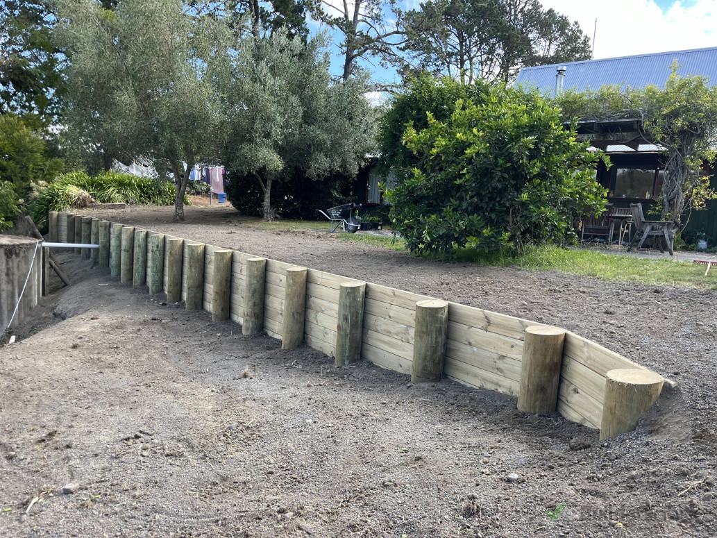 Retaining Wall - Puketapu