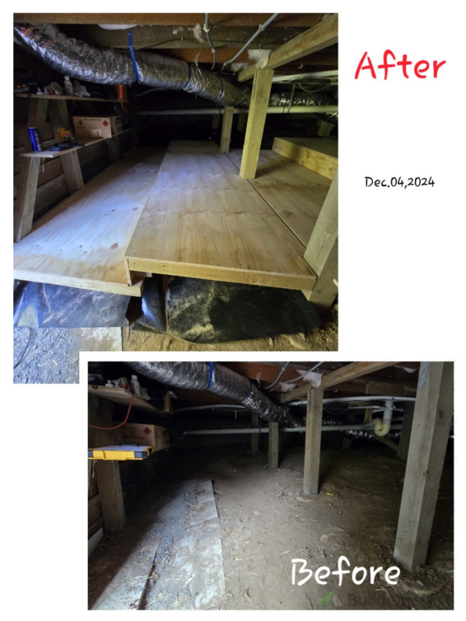 Good storage under a house-2