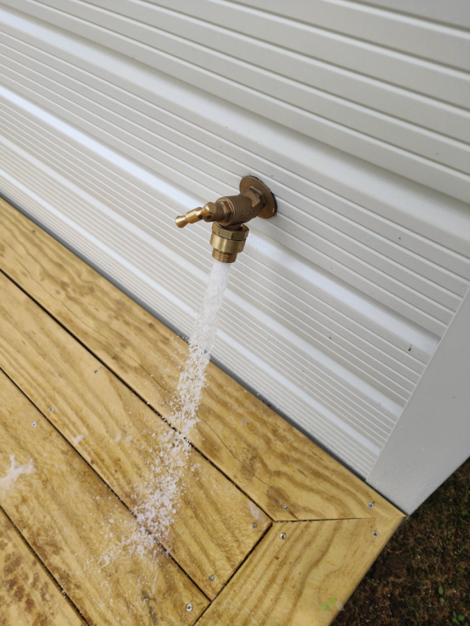 New Hose tap install