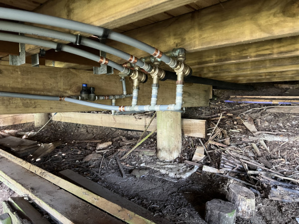 Tempering valve manifold replacement