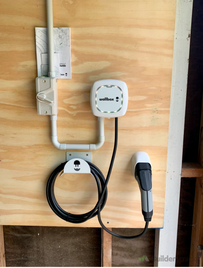 WallBox EV charger installed