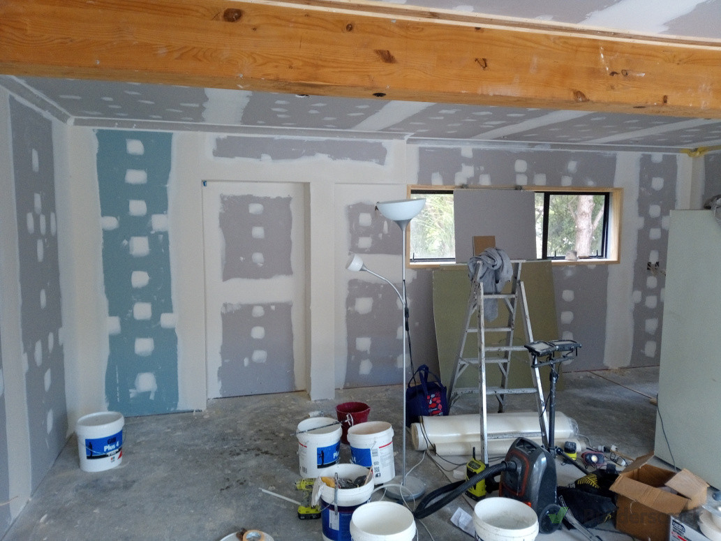 Some plastering work