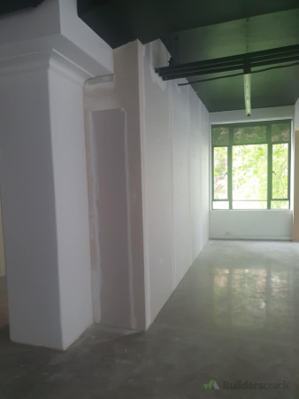 Plastering wall