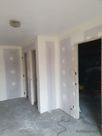 Plastering bedroom