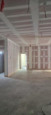 Fire-line stopping wall and ceiling