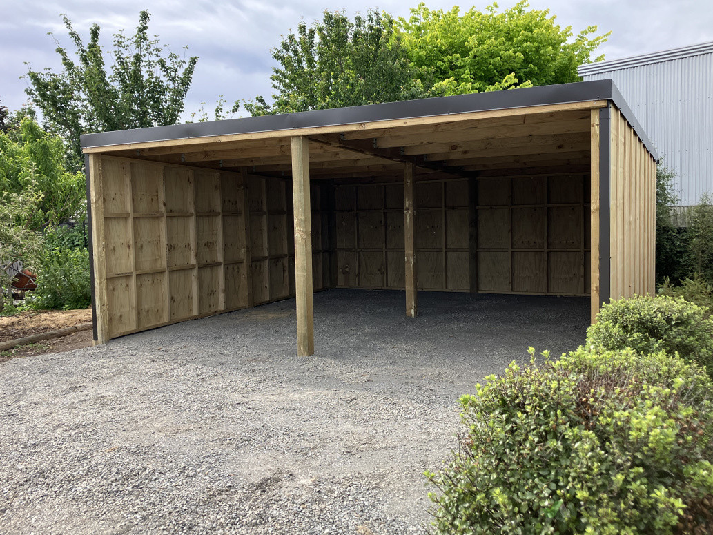 Double carport 6x6m in Hawarden