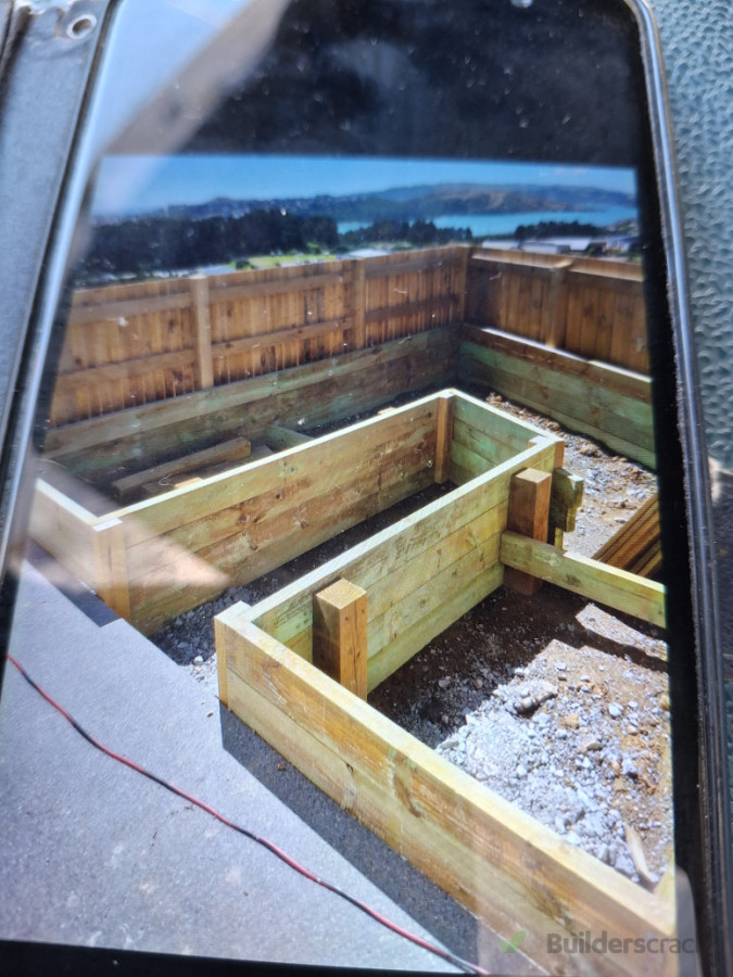 Large raised vege garden