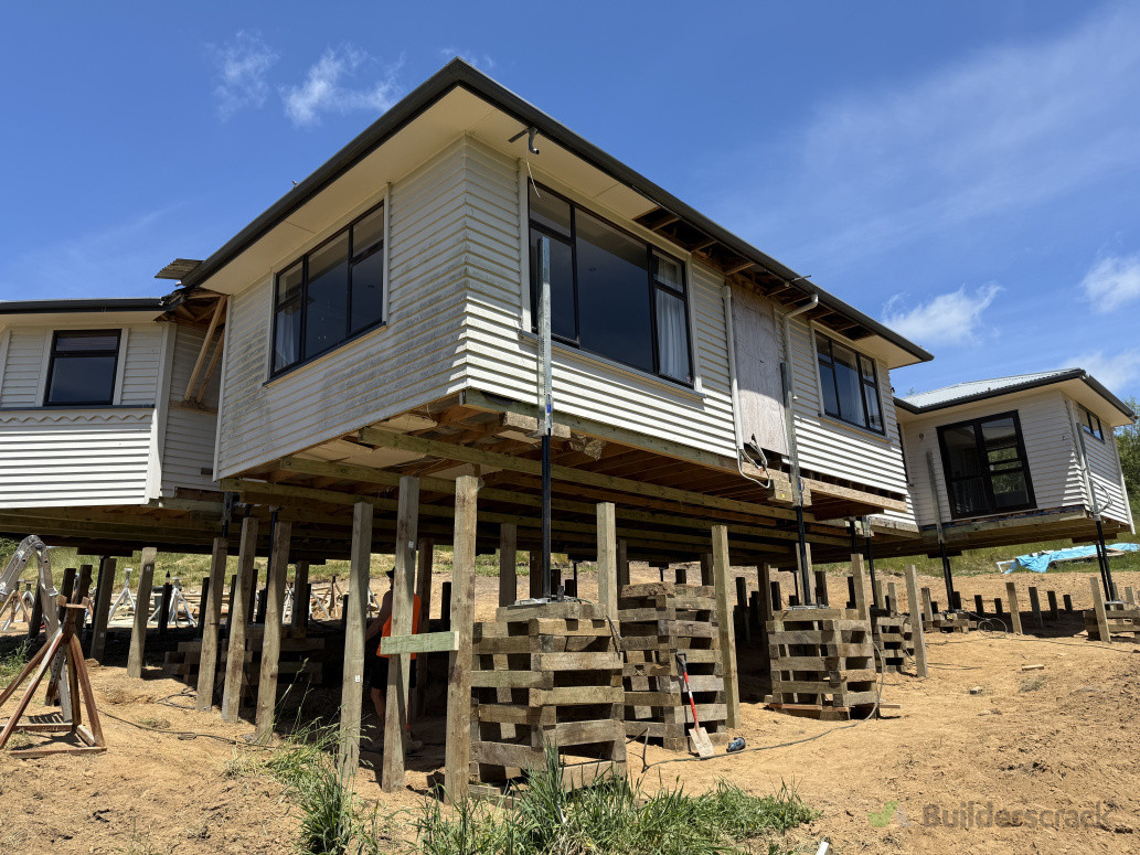 3 piece relocated building repile