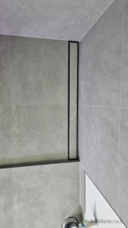 Chanel drain with tiles inserts design