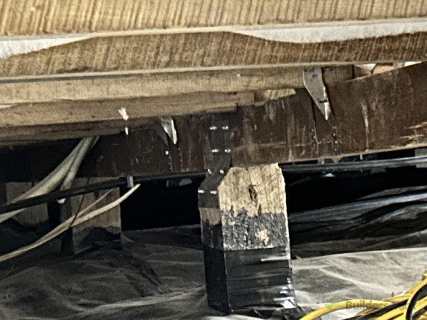 Moisture barrier and fixings done