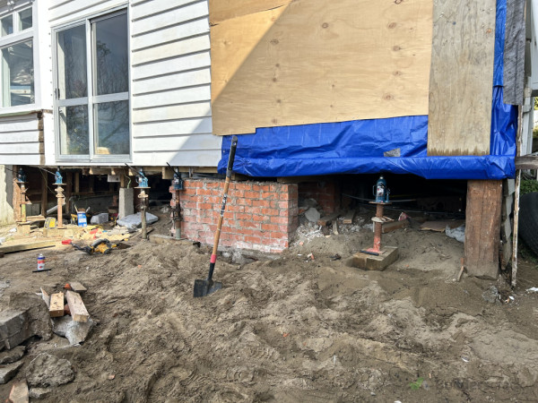 Jacked back to level