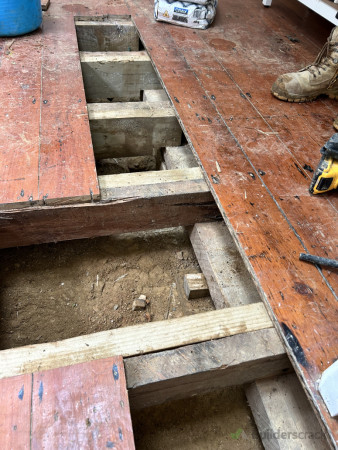 New joists throughout