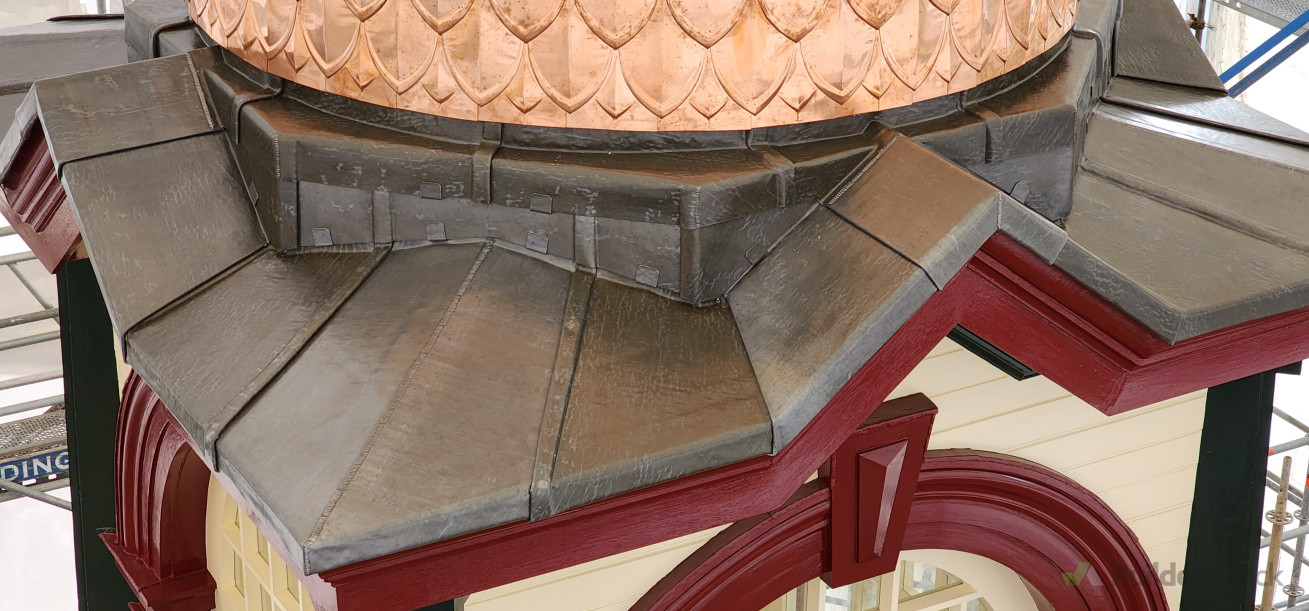 Code 6 lead bace flashing to main tower