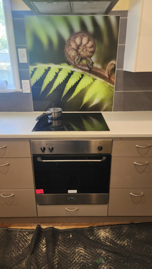Induction cooktop installation