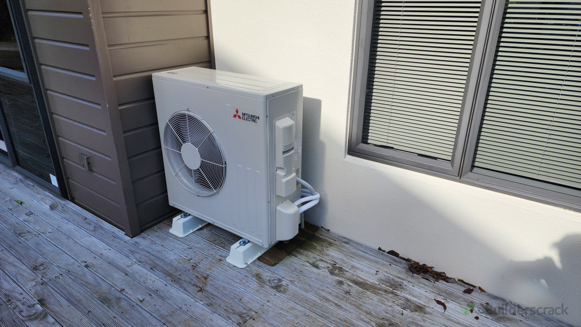 New outdoor unit complete.