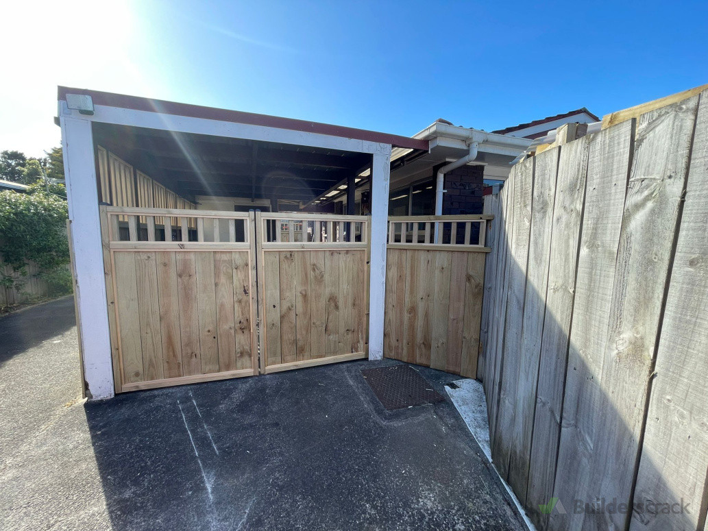 after the replacing door with swing door