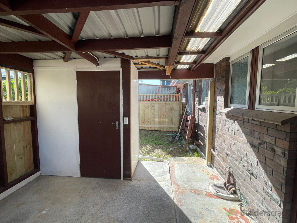 after cutting the storage space.