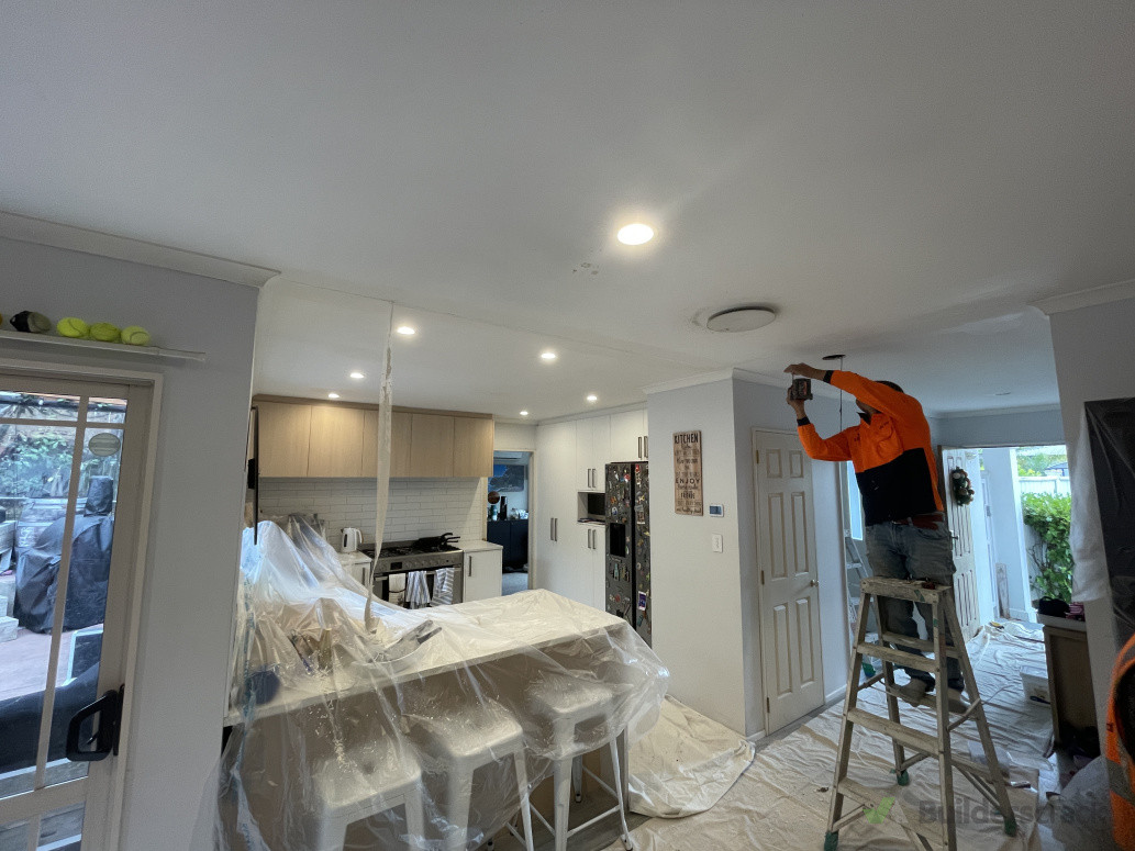 Ceiling during repair