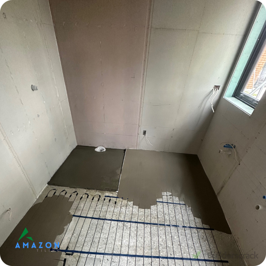 Self-leveling and Underfloor heating