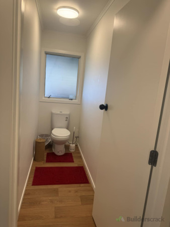 Made toilet wider and bigger