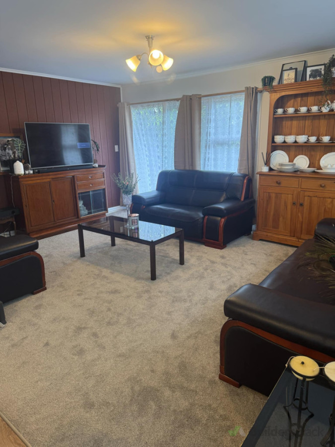 Feature wall with a textured shiplap cladding