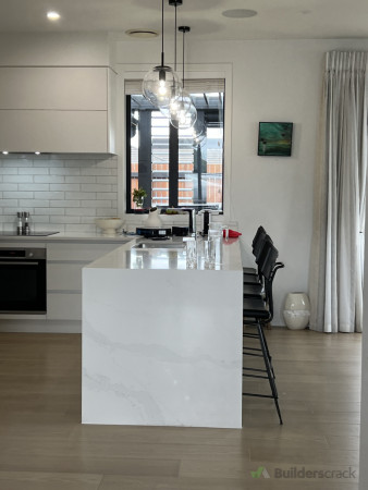 Floor mopped stemmed mop white cupboards or wipe down lights oven oven hood dishes done