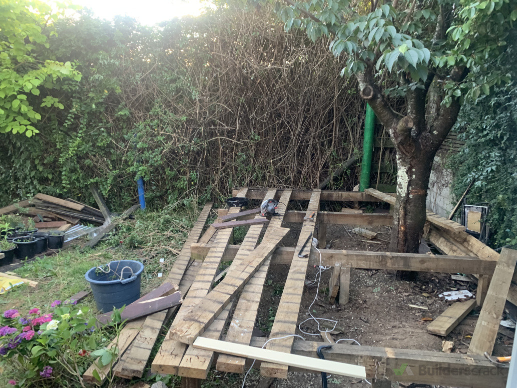 Old Deck demolition
