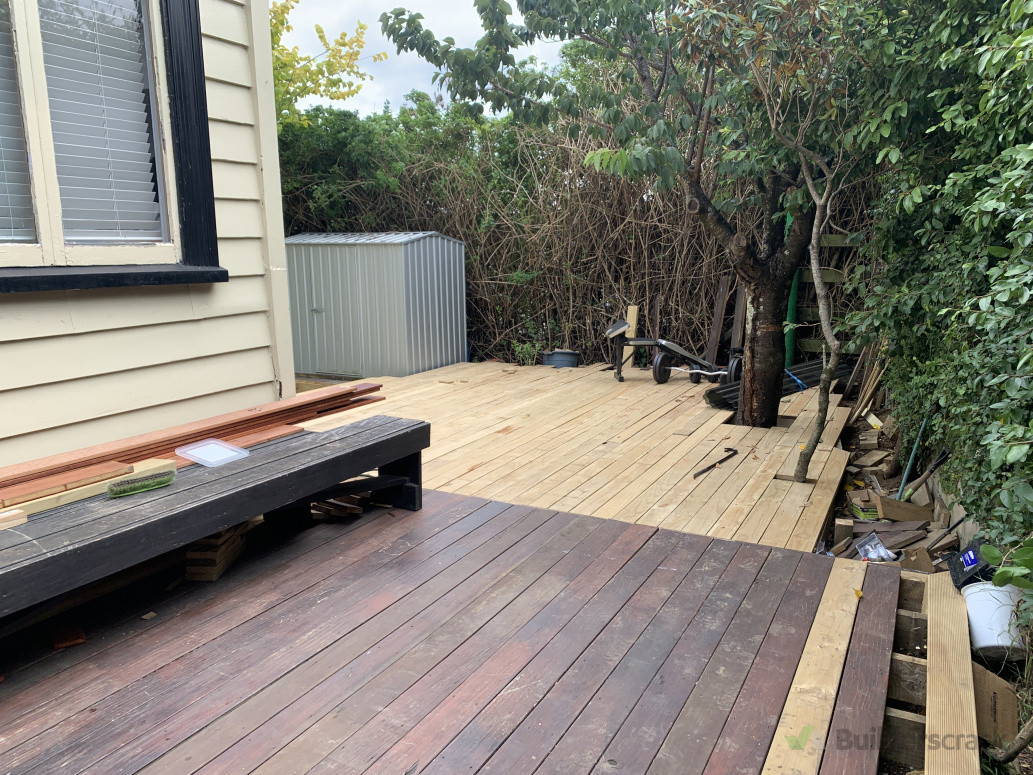 New Deck Layout and Garden shed location changed