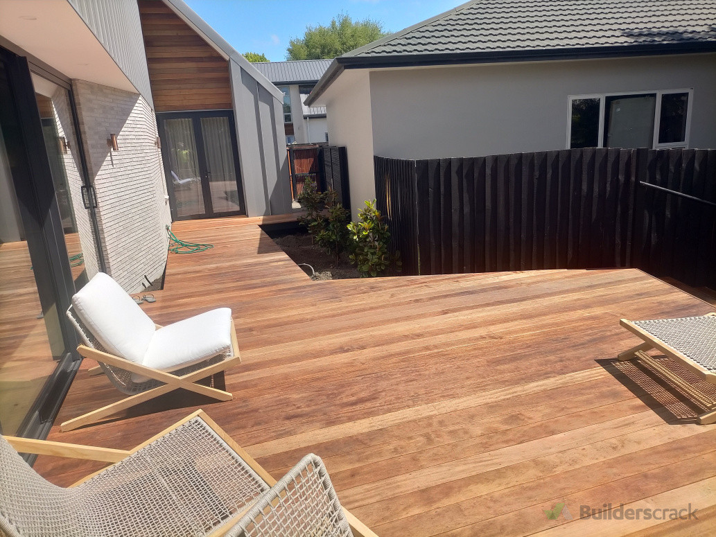 Boardwalk kwila deck